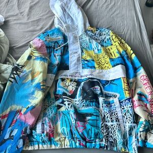 Members Only Multicolor Graphic Windbreaker